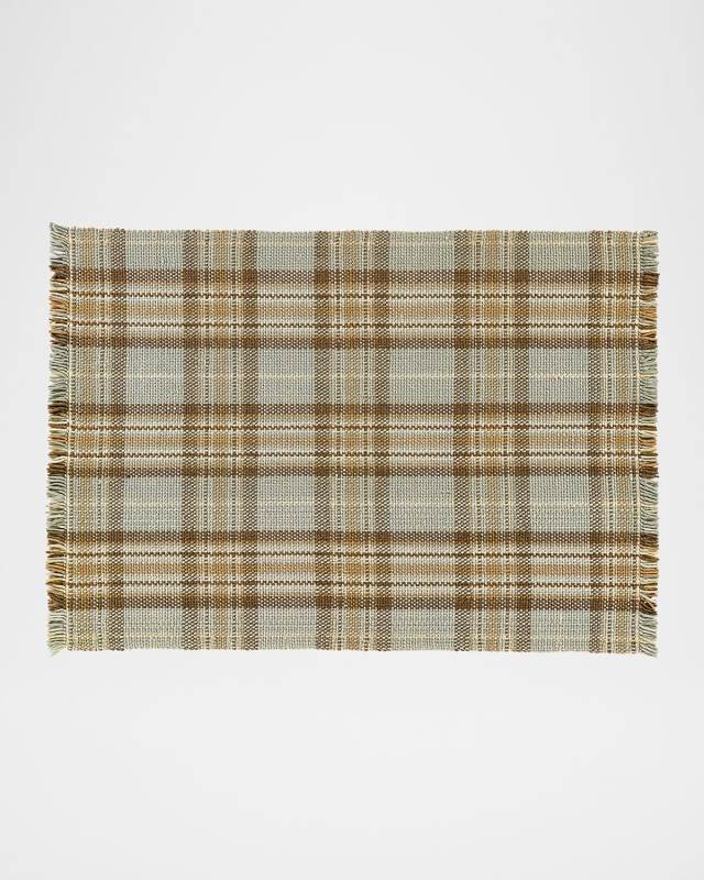 Field Study Woven Tartan Rug, 5' x 8'